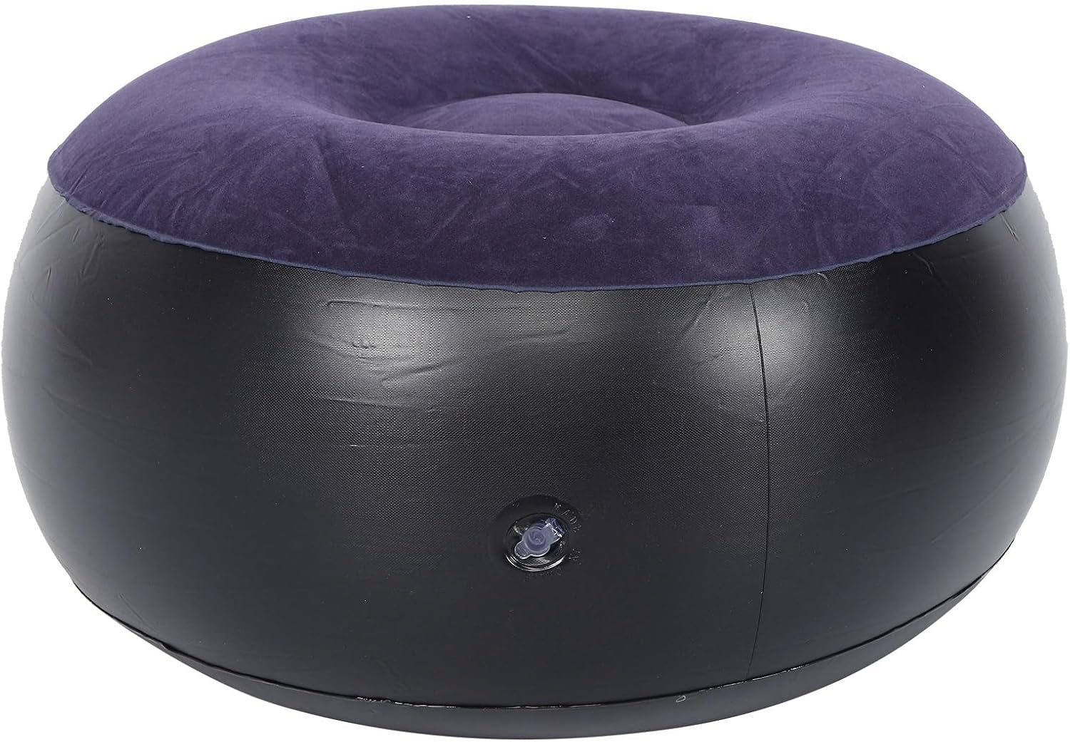 Round Footrest Stool, IndoorOutdoor Camping Outdoor Mattress Inflatable Ottoman for Camping Backyard Patio Garden Home