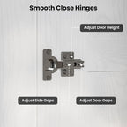 ANCTOR 3 Door Armoire Wardrobe Closet with Mirror, Large Wardrobe Closet with Doors, White Armoire for Bedroom with Hanging Rods & Shelves for Long Clothing, Short Clothing and Stacking, Modern
