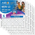 AIRX FILTERS WICKED CLEAN AIR. 20x22x1 Air Filter MERV 13 Electrostatic Pleated Air Conditioner Filter 6 Pack HVAC AC Furnace Filters