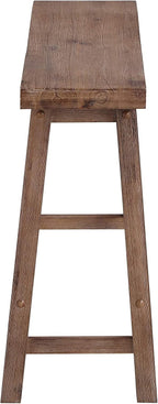Boraam Sonoma Counter Height Backless Bench - Barnwood Wire-Brush Finish