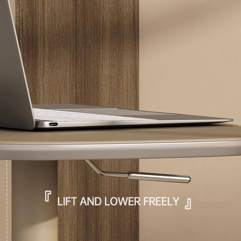 Versatile Side Table: Swiveling and Height-Adjustable; Suitable for Use as a Living Room Corner Table, Coffee Table, Sofa Side Table