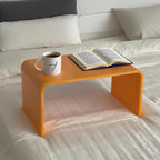 Acrylic 24 inch Small Table-Multipurpose Modern Furniture for Use as Lap desks, Acrylic Side Table or End Table in Living Rooms, Sofa,Bedrooms and Offices
