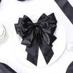 NESCCI 100 Yards Ribbon,1-1/2 Inch Black Satin Ribbon,Single Face Satin Ribbons,Perfect for Gift Wrapping,Wedding Decoration,Handmade Bows,Wrapping Bouquet,Halloween, Christmas