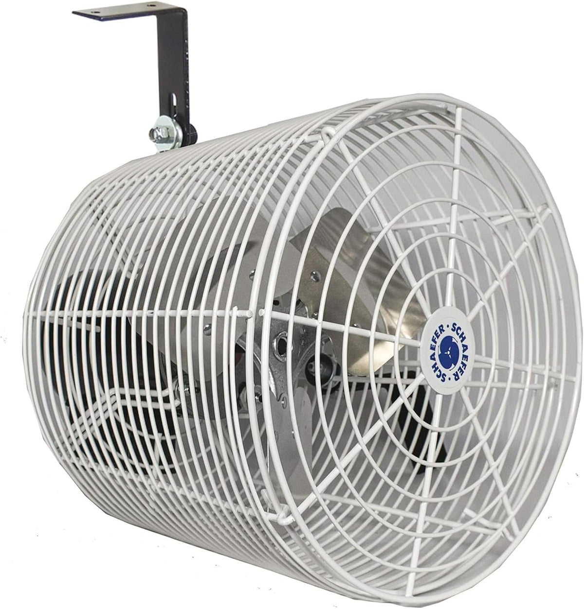 Schaefer Versa-Kool Air Circulator Fan W/Button Control, Ceiling Wall Mount Greenhouse Fan & Steel Guards, 1470 CFM