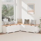 Godchoices Kitchen Breakfast Nook Bench, L Shape Corner Storage Bench, Farmhouse Corner Dining Bench with Hidden Storage for Dining Room, Living Room, Entryway