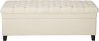 Christopher Knight Home Juliana Fabric Storage Ottoman, Beige