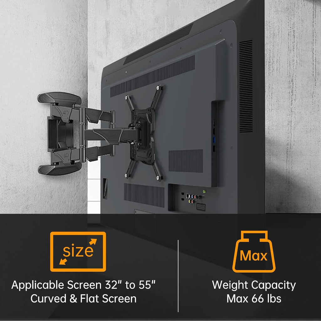 VESA Extension Mount Adapter Brackets Kit | For Screens 32 to 55 inch LCD LED TV, TV Mount Steel Conversion Plate for VESA up to 400x400mm
