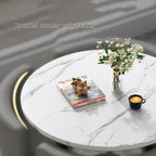 Office Reception Room Club Table and Chair Set, Home Living Room Kitchen Leisure Table, Tea Shop Coffee Shop Dessert Shop Negotiation Room Reception Room Restaurant Bar Terrace(Light Gray)