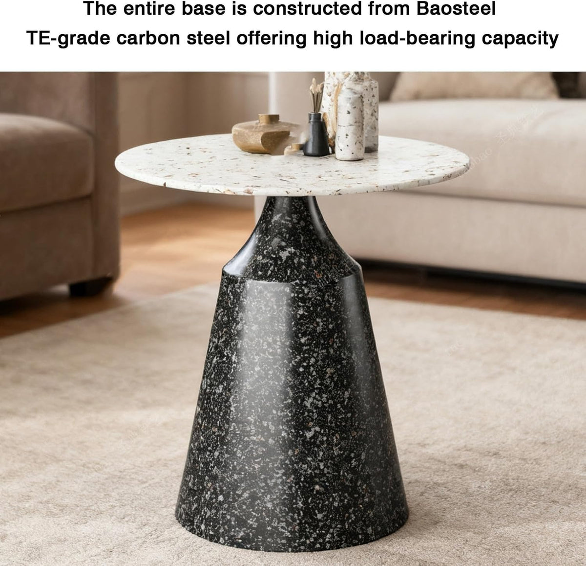 Bedside Table, Living Room Side Table or Corner Table, Small Balcony Table, Small Coffee Table, Bedside Cabinet