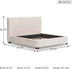 Signature Design by Ashley Brandinlane King Upholstered Bed Frame