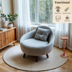 YUNMUARY-Pedestal Side Table,Drink Table with Weighted Base,Round Side Tables for Small Spaces,Small Wood NightStand,23.62" Tall Martini or Cocktail End Tables for Living Room,Corners & Office