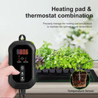 20"x 10" Seedling Heat Mat with Digital Thermostat Combo Set,ETL Certified and Durable Waterproof Warm Hydroponic Heat Mat for Germination,Indoor Gardening,Brewing and Greenhouses