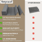 Amyracel Heavy Duty Couch Cushion Support Board to Fix Sagging Sofas, 24 x 96 Thick Wood Sofa Cushion Support Board, Foldable Deep Couch Supporter Replacement Stuffing Under Couches