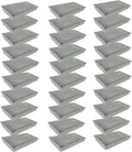 SUNPACK 10" x 20" Mega Plastic Seed Starting Tray, White, 2.5" (Pack of 30) - No Drainage Holes, Ideal for Greenhouses or Indoor Gardening - Made of Thick, Strong Plastic
