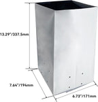 Poly Grow Bag Planters 3 Gallon Grow Bag, 50 Pack Panda Film, Black and White