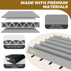 MYLIFESION Sleeper Sofa Support Board, Queen Size (54”x64”) | Sofa Bed Board for Pull Out Couch, Folds Up with Frame, Under Mattress Bar Shield