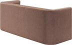 Livabliss Maryann Modern Bench, 24" H x 60" W x 23" D, Clear