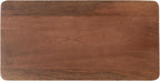 Kate and Laurel Dahl Modern Slatted Wooden Slim Side Table; 16 x 8 x 24; Walnut Brown; Transitional Wood Narrow End Table for Use as Living Room Plant Stand or Small Bedroom Nightstand