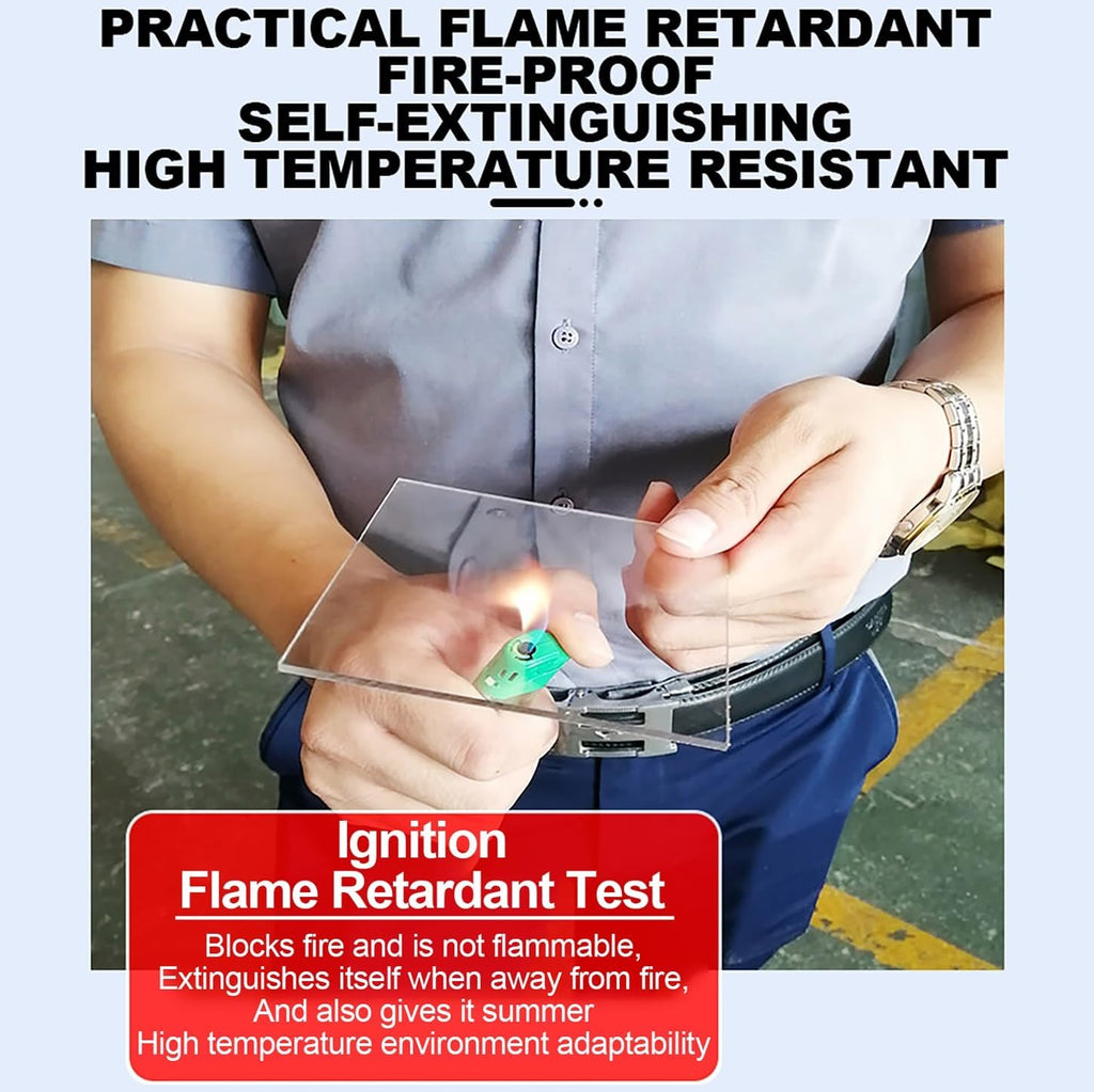 Daylighting Roof Panels Outdoor Sunshade Canopy Panels Greenhouse Panels Not Easy to Deform Easy to Assemble for Outdoor Shed Panels.(Transparent,2.62x6.6ft)