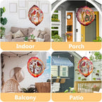 Cardinal Wind Spinner, 3D Hanging Stainless Steel Garden Spinner, Wind Spinner Hanging for Outdoor & Indoor Décor, Unique Gifts for Yard Garden Decoration or Patio Décor