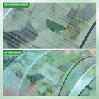 DGSL Greenhouse Repair Tapes, 6" x115' Greenhouses Cover Plastic Sheeting Tape, 6.3 mil Thickness Clear Greenhouse Plastic Tape for Seaming and Sealing