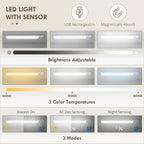 HOMCOM 71" Kitchen Pantry Cabinet LED Motion Sensor Light Drawer White | Tall Storage Cabinet, 6 Door Shelves, Adjustable Shelves, Living & Dining Room