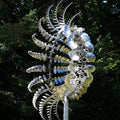 Metal Windmill, Wind Spinners for Yard and Garden, Pinwheels, Silver, Kinetic