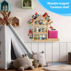 for House Toniesbox Shelf,Compatible with TonieBox 1 and Toniebox 2 Storage Toniebox Organize Display Shelf for 70-80 Tonies Figures Holder Compatible Charging Station for Kid's Room