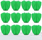 ANPHSIN 12 Pcs 39.3in x 39.3in Plant Covers Freeze Protection - Winter Shrub Plant Protection Bags, Frost Blankets Cloths with Drawstring for Outdoor Garden Potted Plants, Green