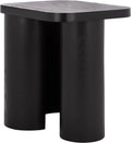 SAFAVIEH Home Collection - Ahani Modern End Table, Black Accent Side Table with Sculptural Cylinder Legs (ACC2315B)