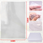 6 Mil Clear Greenhouse Plastic Sheeting,Transparent Plastic Film for Greenhouse, Resistant Polyethylene Film for Farm,Garden (6.5ftx9.8ft)