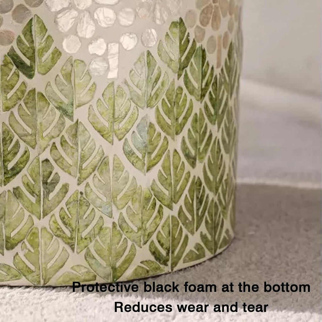 Bedside Side Table, Seashell-Style Side Table, Balcony, Living Room Sofa Corner Table Stool
