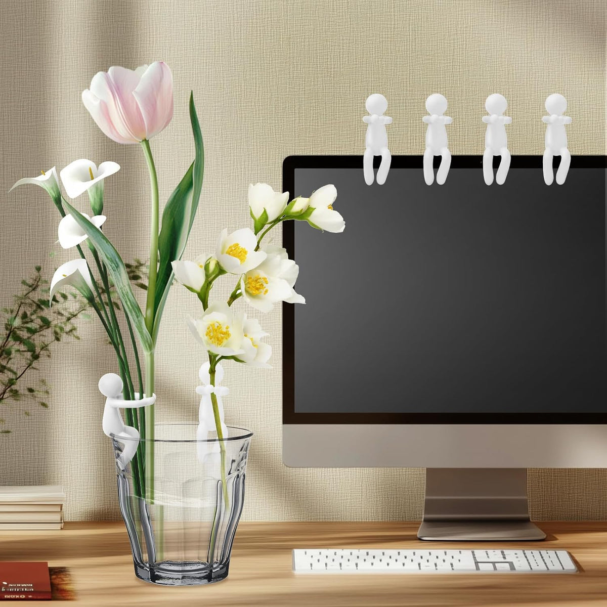 Plant Propagation Buddy, Plant Cutting Holders People, Plant Nurturing Decorative Plant Supports, Propagation Friends for Indoor Gardens or for Sprouts, Stems, Shoots and Cuttings