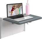 Carstens WALLAdesk™ Mini Wall Mounted Desk - Surf, 16.87 x 10.62, Durable, Professional Grade Murphy Desk for Healthcare, Home, Office, Schools - Compact, Slim Wall Mounted Folding Table
