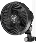AC Infinity CLOUDRAY S9, Grow Tent Clip Fan 9” with Redesigned Long-Life EC Motor, Custom 10 Dynamic Wind Speeds and 10-Level Oscillation, Weatherproof IP-54, for Hydroponics Circulation Cooling