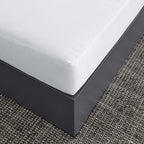 Modway Tahoe Aluminum Ottoman in Gray White with Weather-Resistant Cushion-Ideal as Outdoor Footstool, Patio or Sunroom Furniture