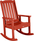 Highwood Lehigh Rocking Chair, Rustic Red