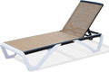 Domi Pool Patio Lounger Chair Outdoor Chaise Lounge Chair