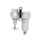 PneumaticPlus SAU420T-N06G-MEP Compressed Air Filter Regulator Combo 3/4" NPT -T-Handle, Manual Drain, Metal Bowl