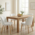 GarveeHome Dining Chairs Set of 4 with Cozy Backrest/Wooden Legs | Dining Chairs Set of 4 with Cozy Backrest/ Wooden Legs No tools Needed