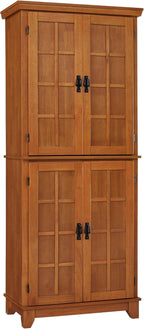 Homestyles Arts & Crafts Cottage Oak Pantry