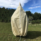 Plant Covers Freeze Protection 2.8oz 1 Pack 90"x75" Winter Tree Covers Frost Blankets for Outdoor Plants with Zipper Drawstring- Frost Cold Pest Protection for Shrubs Fruit Tree