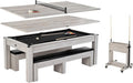 Barrington Billiards 7Ft Combo Table 3-in-1 Pool Table, Dining & Ping Pong