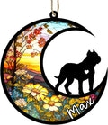 Personalized Dog Memorial, Custom Name Presa Canario Dog Christmas Ornament with Name, Custom Breeds, Pet Loss Light Catcher, Gifts for Lovers Loss of Pet Sympathy on Mothers Day Christmas