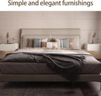 Floating Wall Mounted Night Stand with Storage Drawer, Modern Small Bed End Table for Bedroom and Small Space,Vanity Makeup Night Stands Side Table(Khaki,45cm/17.7in)