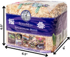 SuperMoss (22325) Orchid Sphagnum Moss Dried, Natural, 1 Pound Mini Bale