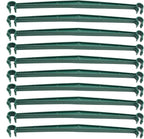 100 PCS Tomato Cage Connectors, Stake Arms for Tomato Cage, Expandable Trellis Connectors Plant Support Garden Stakes 12.6” Garden Plants Stake Arms Fit for 16mm Stakes, for Climbing Plants, Flowers