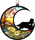 Personalized Dog Memorial, Custom Name Cavalier King Charles Spaniel Dog Christmas Ornament, Custom Breeds, Pet Loss Light Catcher, Gifts for Lovers Loss of Pet Sympathy on Mothers Day Christmas