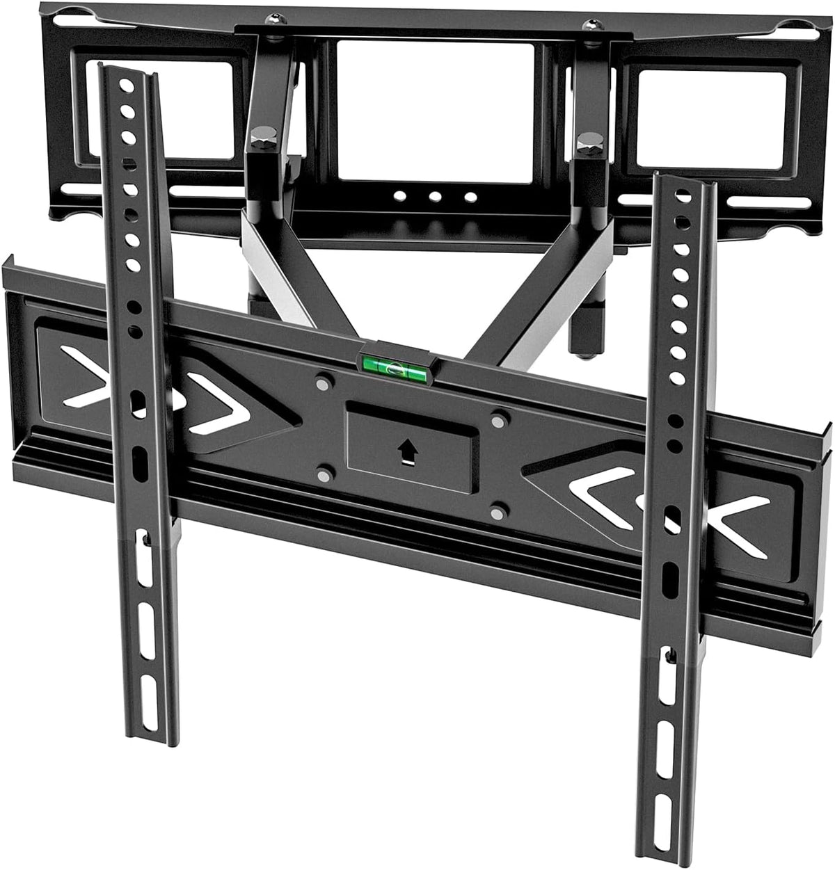 TV Wall Mount for 32-65 inch TVs, Full Motion Wall Mount TV Bracket | Articulating Dual Arms, Swivel Tilt Extension, Max VESA 400x400mm, Fits 12" 16" Wood Studs up to 77 lbs