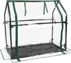 Gardzen Mini Greenhouse with Waterproof Base, Indoor/Outdoor Tabletop Greenhouse for Seed Starting, Plant Protection, Gardening & Winter Shelter, 36.2"(L) x18.9(W) x33.3(H)